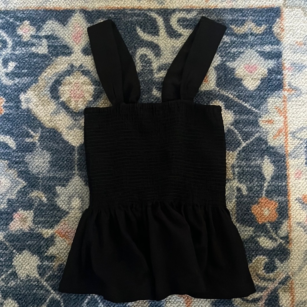 Madewell Texture & Thread peplum top